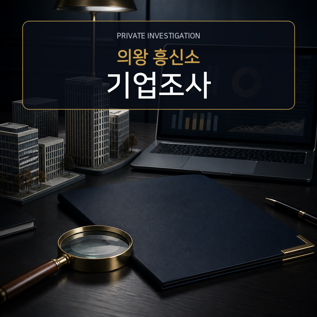 의왕 기업·거래처 조사 전문 흥신소
